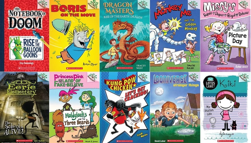 Branches Starter Library: 1st Books in Each of the 10 Branches Series: Looniverse, Kung Pow Chicken, Princess Pink and the Land Of Fake Believe, Lotus Lane, Eerie Elementary, Missy's Super Duper Deluxe, Monkey Me, Dragon Masters, Boris on the Move