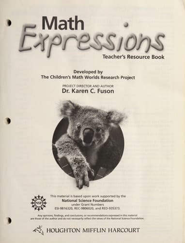 Math Expressions, Grade 1 Updated Student Manipulative Kit Houghton Mifflin Math Expressions