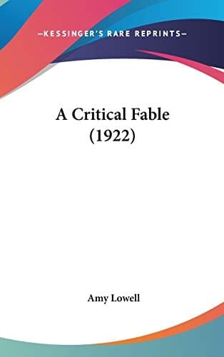 A Critical Fable (1922)