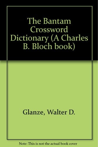 Bantam Crossword Dictionary