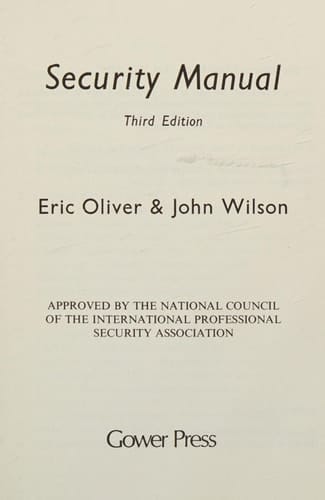 Security Manual