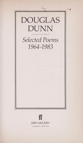 Selected Poems, 1964-1983