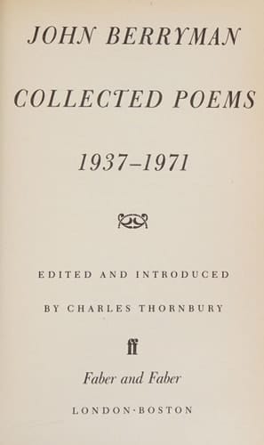 Collected Poems 1937-1971
