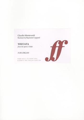 Toccata from L'Orfeo