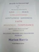 Words to Encourage Including Prayers and Crossword Puzzles