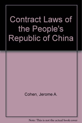 Contract Laws of the People's Republic of China