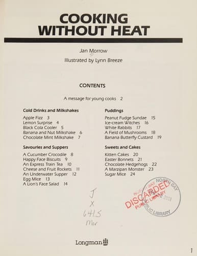 Cooking Without Heat