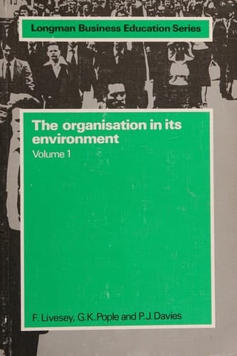 The Organisation in Its Environment