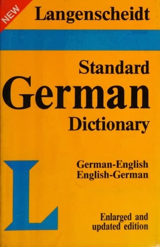 Langenscheidt's Standard German Dictionary