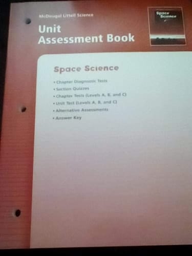 Modules Earth Science; Space Science Unit Assessment Book