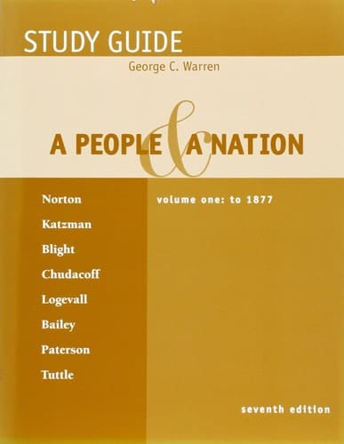 A People and a Nation A History of the United States