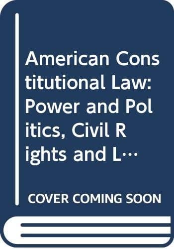 Constitutional Law with Supreme Court Hits CD Plus Student Key Plus Blessing of Liberty Plus Liberty Webcard