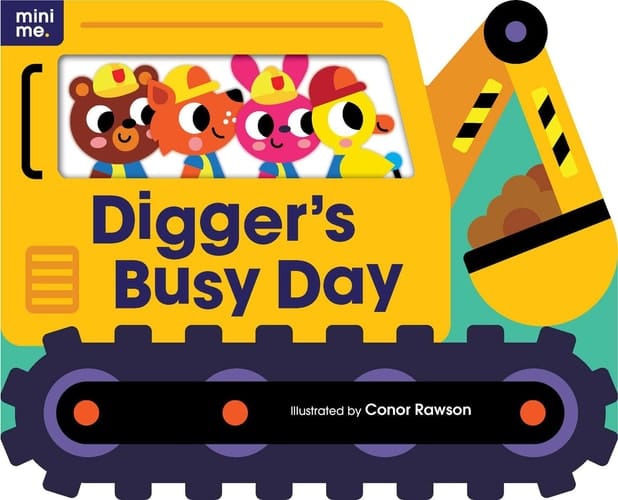 Digger's Busy Day Shaped Board Book
