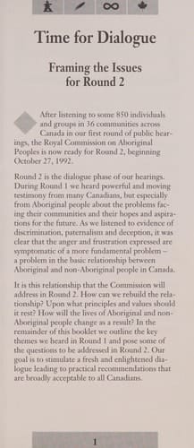 Framing the Issues : Discussion Paper 1