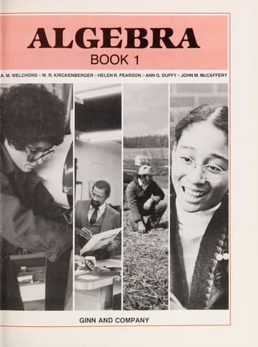 Algebra: Algebra, book 1