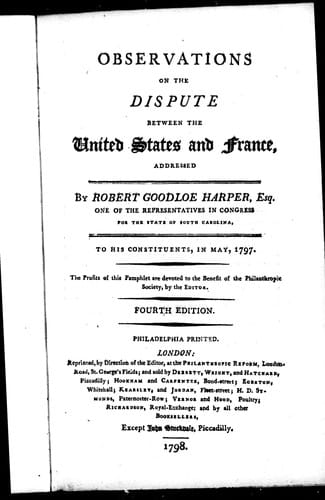 Observations On The Dispute Between The United States And France
