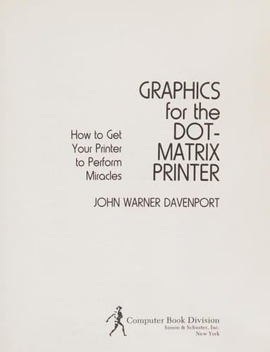 GRAPHICS DOT MATRIX PRIMER
