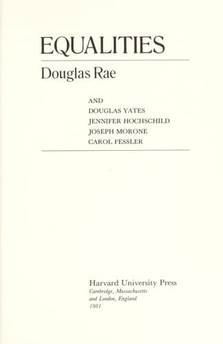 Equalities