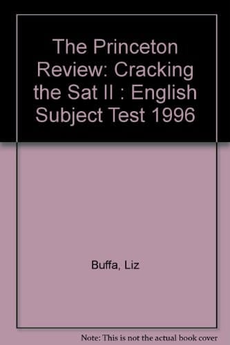 Cracking the SAT II English Subject Tests 1996