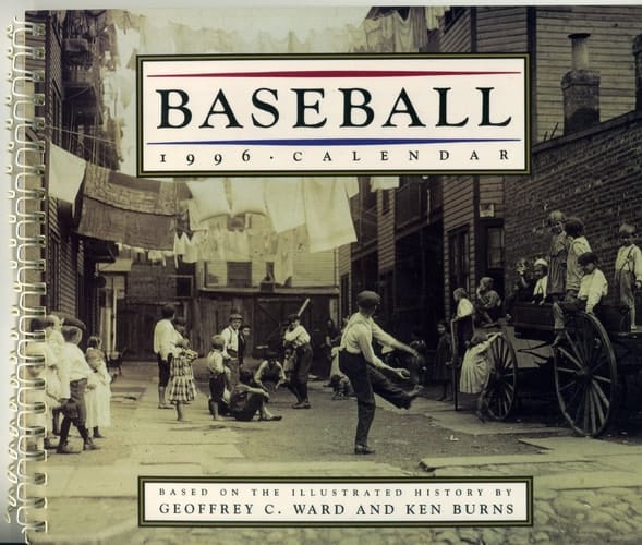 Baseball 1996 Engagement Calendar