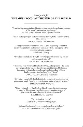 The Mushroom at the End of the World On the Possibility of Life in Capitalist Ruins