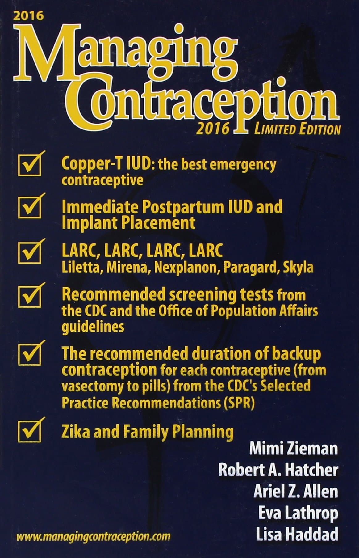 2016 Managing Contraception