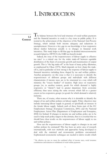 Taxes, Benefits, and Labour Market Responses New Evidence for Ireland