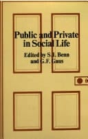 Public and Private in Social Life