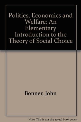 Politics Economics & Welfare