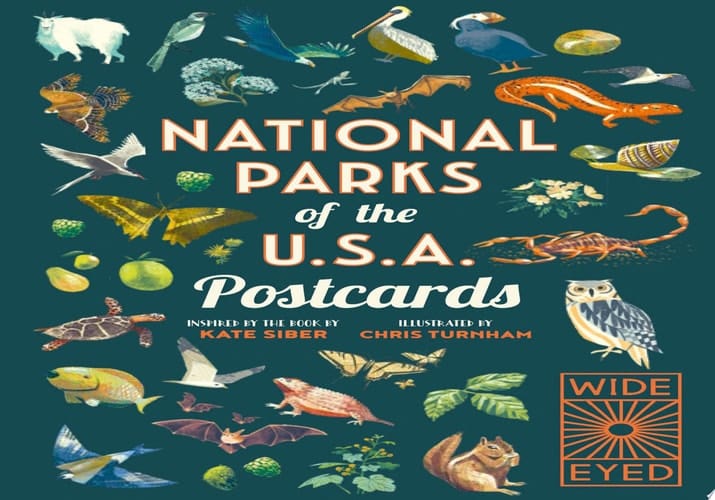 National Parks of the USA Postcards