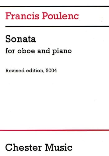 Hal Leonard Poulenc's Sonata for Oboe