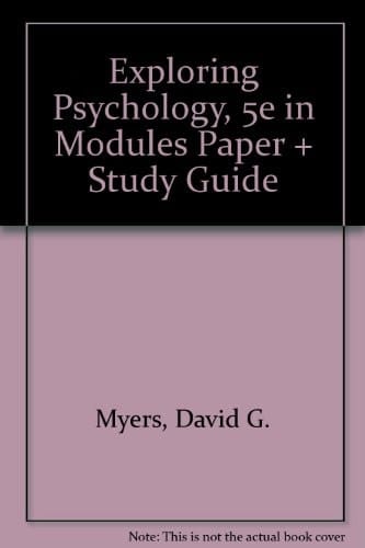 Mod Exp Psych 5e P&sg
