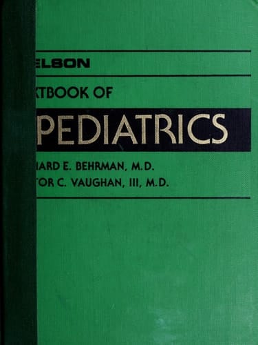 Nelson Textbook of Pediatrics