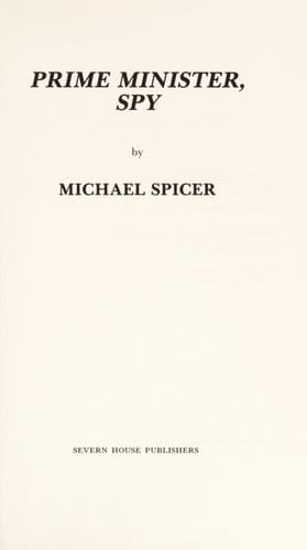 Prime Minister, Spy
