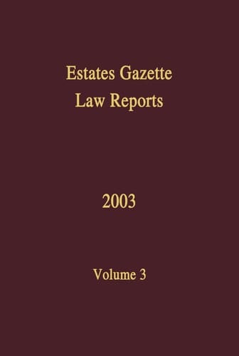 EGLR 2003 4 Vols