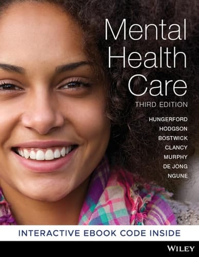 Mental Health Care An Introduction for Health Professionals