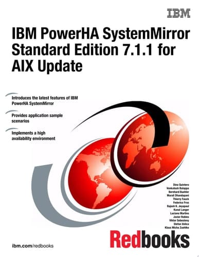 IBM PowerHA SystemMirror Standard Edition 7.1.1 for AIX Update