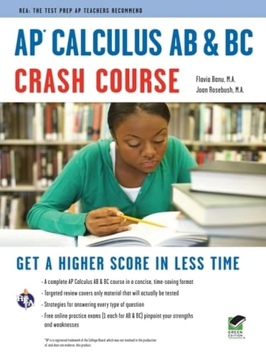AP® Calculus AB & BC Crash Course Book   Online