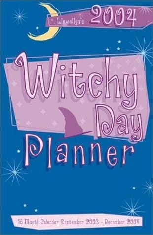 Witchy Day Planner 16 Month Calendar September 2003 - December 2004