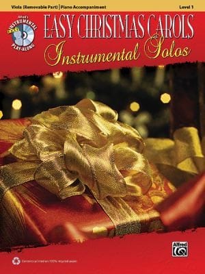 Easy Christmas Carols Instrumental Solos For Strings Viola
