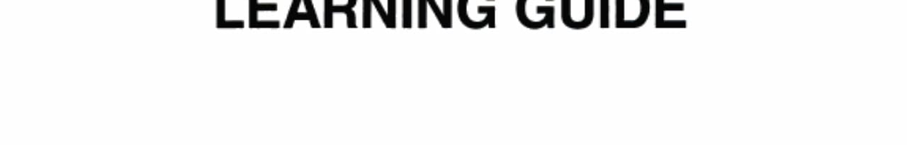 Learning Guide Word 2000, Module I