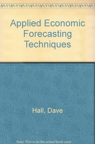 Applied economic forecasting techniques