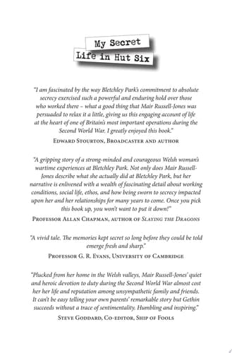 My Secret Life in Hut Six One woman's experiences at Bletchley Park
