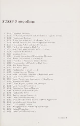 Advances in Lasers and Applications (Scottish Universities Summer School in Physics//Proceedings)