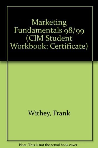 Marketing Fundamentals, 1998-99