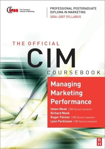 Managing Marketing Performance