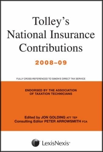 Tolley's National Insurance Contributions 2008-09 Main Annual Plus Supplement