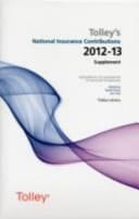 Tolley's National Insurance Contributions 2012-13 Supplement
