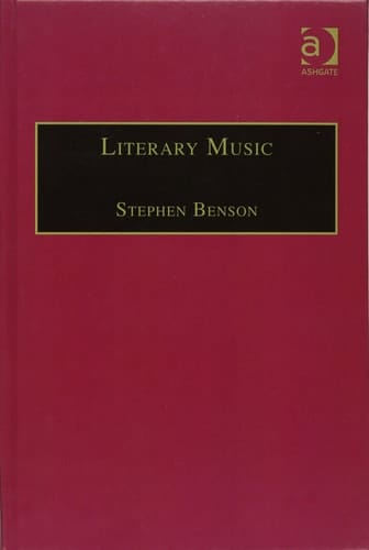 Literary Music: Writing Music in Contemporary Fiction