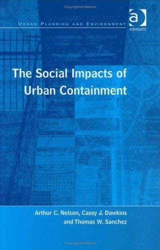 social impacts of urban containment